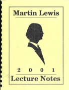 Martin Lewis - 2001 Lecture Notes